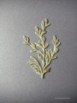 Verzierwachs, Wachsmotiv, Myrthezweig groß versch. Farben