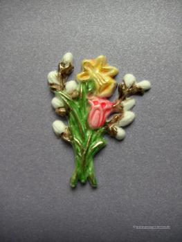 Verzierwachs, Wachsdekor  "Blumenstrauß"