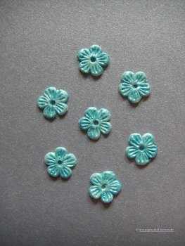 Verzierwachs, Wachsmotiv, "Blümchen" 7er Set