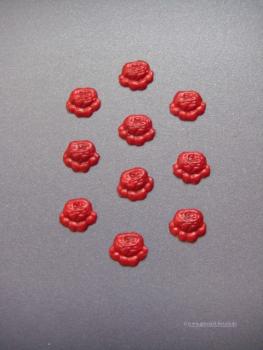 Verzierwachs, Wachsdekor  "Rose" 10er Set