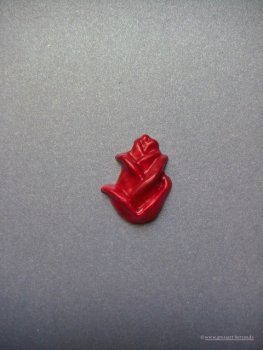 Verzierwachs, Wachsmotiv, Rosenknospe versch. Farben