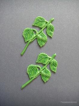 Verzierwachs, Wachsmotiv, Grün für Sonnenblume