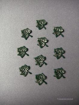 Verzierwachs, Wachsmotiv, Blatt, Efeu oder Wein 10er Set