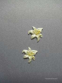 Verzierwachs, Wachsmotiv, Lilie groß 2er Set