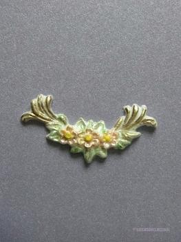 Verzierwachs, Wachsmotiv, Blütenarrangement