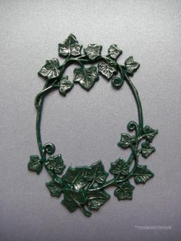 Verzierwachs, Wachsmotiv, Efeu oval versch. Farben