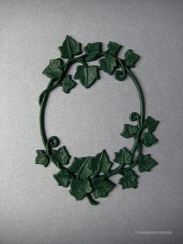 Verzierwachs, Wachsmotiv, Efeu oval versch. Farben