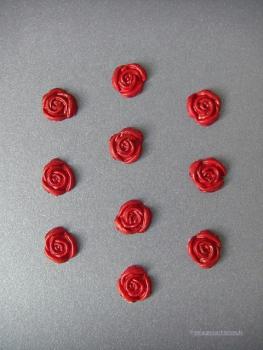 Verzierwachs, Wachsmotiv, Blüte  Rose dünn 10er Set