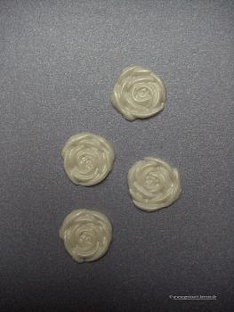 Verzierwachs, Wachsmotiv, Rosenblüte 4er Set