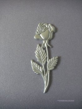 Verzierwachs, Wachsmotiv, Rose groß