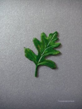 Verzierwachs, Wachsdekor, "Ahornblatt"