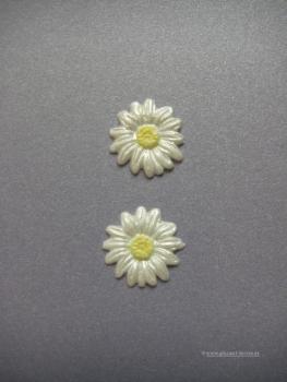 Verzierwachs, Wachsmotiv, Blüte Margarite groß 2er Set