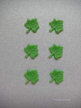 Verzierwachs, Wachsmotiv, "Efeublatt" 6er Set