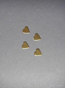 Verzierwachs "Herz klein" 4er Set