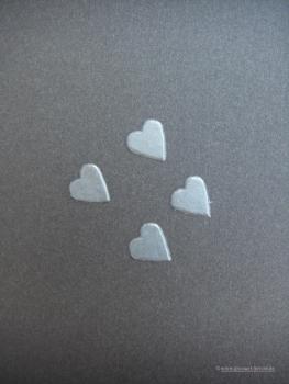 Verzierwachs "Herz klein" 4er Set