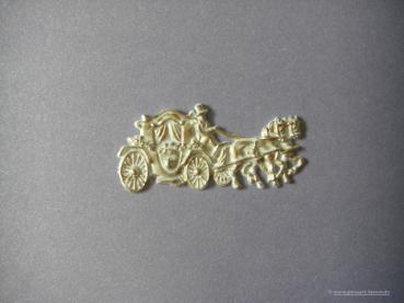 Verzierwachs "Hochzeitskutsche"