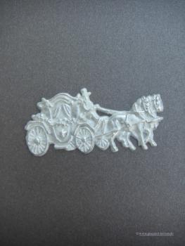 Verzierwachs "Hochzeitskutsche"