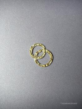 Verzierwachs "Ringe geknittert"