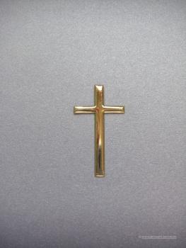 Wachsornament "Kreuz" hochglanz