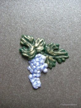 Verzierwachs, Kommunion "Weintraube mit Blatt"