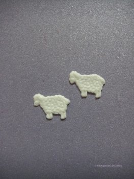 Wachsdekor "Schäfchen"