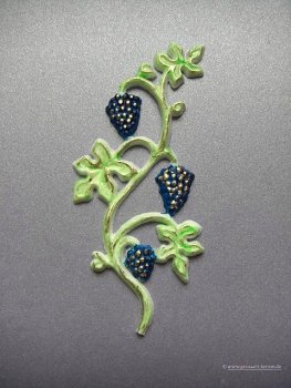 Verzierwachs, Kommunion "Großer Weinstock"