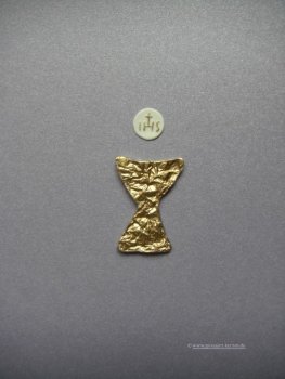 Verzierwachs "Kelch mit Hostie" groß