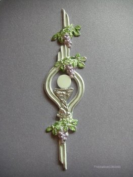 Verzierwachs, Kommunion "Kelch & Wein"