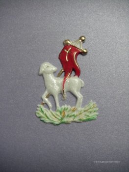 Verzierwachs "Lamm mit Fahne"