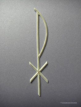 Verzierwachs - Wachsdekor  "Paxzeichen" groß