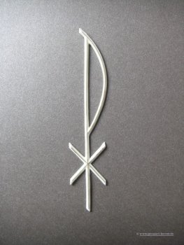 Verzierwachs - Wachsdekor  "Paxzeichen" groß