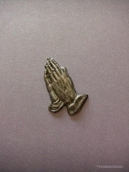 Verzierwachs Ornament "Betende Hände"