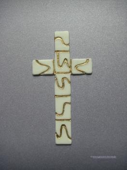 Verzierwachs - Wachsdekor  "Kreuz"