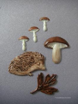 Verzierwachs, Wachsdekor, "Herbst" Set