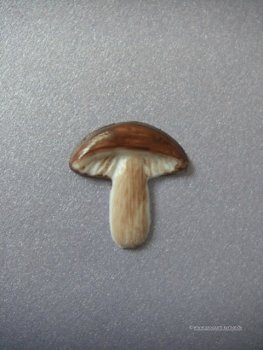 Verzierwachs, Wachsmotiv, "Steinpilz"