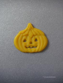 Verzierwachs, Wachsdekor, "Kürbis mit Gesicht"