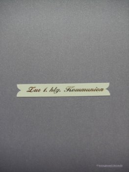 Verzierwachs "Zur 1. hl. Kommunion"