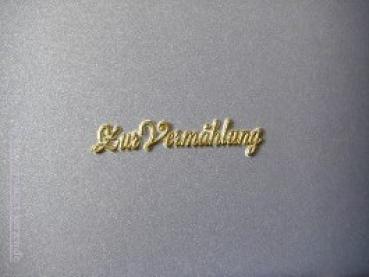 Schrift Zur Vermählung versch. Farben