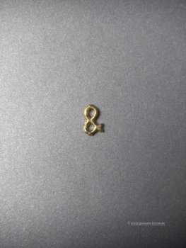 Verzierwachs Zeichen"&"gold oder silber matt