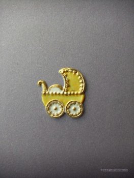 Verzierwachs - Wachsmotiv  "Kinderwagen"