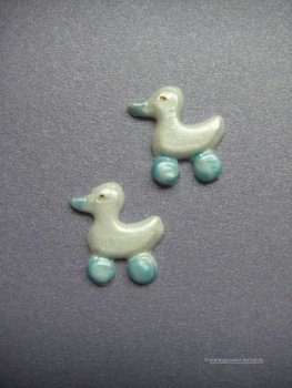 Verzierwachs, Wachsdekor "Entchen" 2er Set