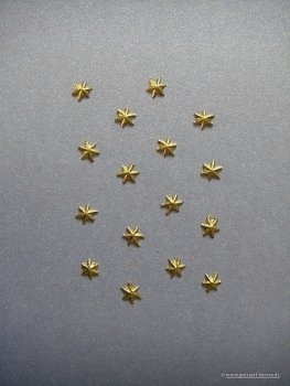 Verzierwachs / Wachsornament "Stern klein" 16er Set