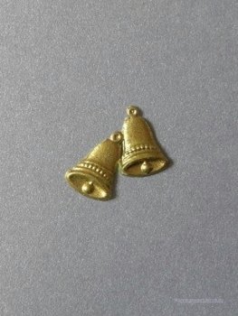 Verzierwachs / Wachsornament "Glocke"  2er Set