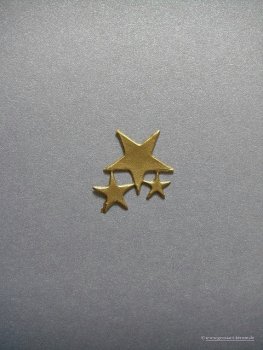 Verzierwachs / Wachsornament "Sternengruppe"