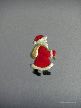 Verzierwachs / Wachsmotiv "Weihnachtsmann" groß