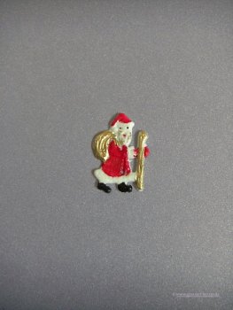 Verzierwachs / Wachsmotiv "Weihnachtsmann" klein