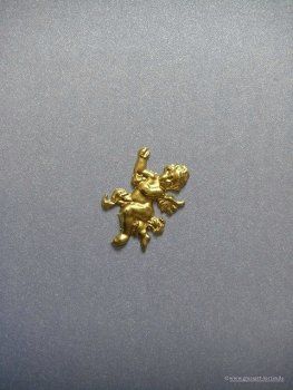 Verzierwachs / Wachsornament "Engel - Putte" links