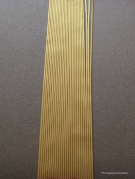 Verzierwachsstreifen "Flachstreifen 1 mm"