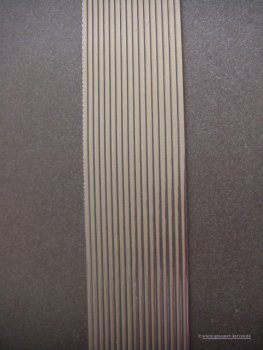 Verzierwachsstreifen "Flachstreifen 2 mm"