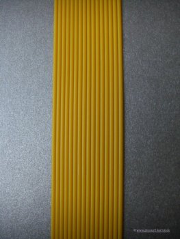 Wachsstreifen rund  2 mm gelb